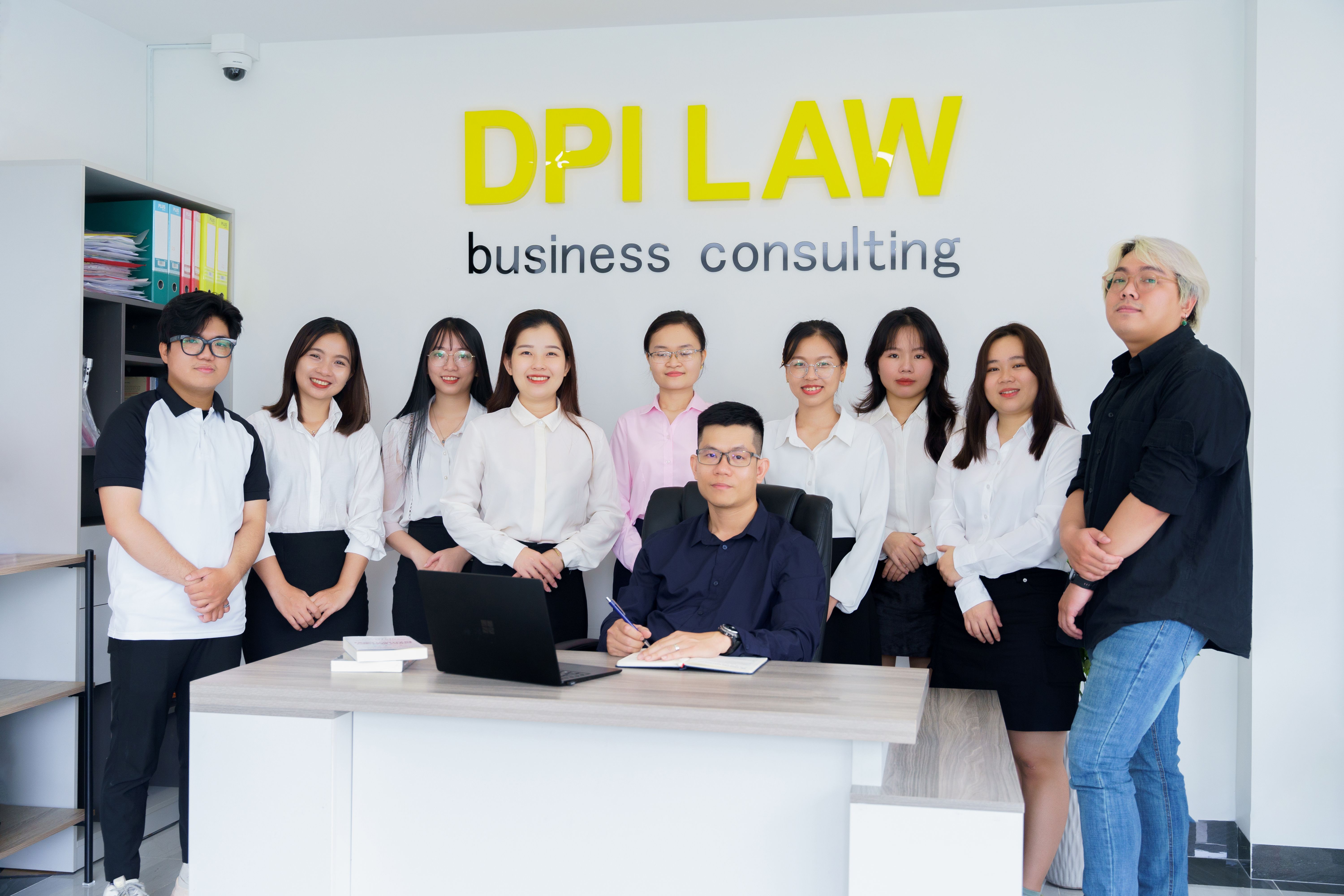 Diverse group of professionals working together in a business consulting office